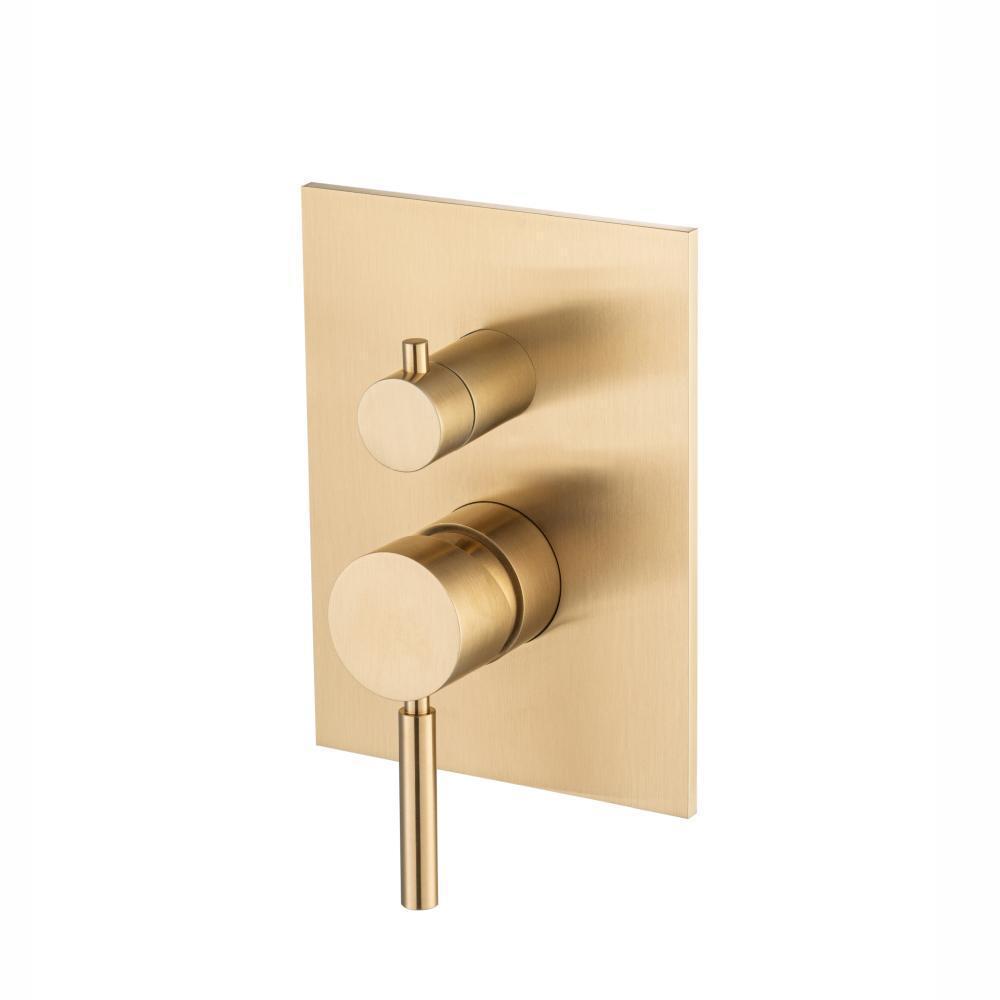 Tub / Shower Trim - 2-Output | Brushed Bronze PVD