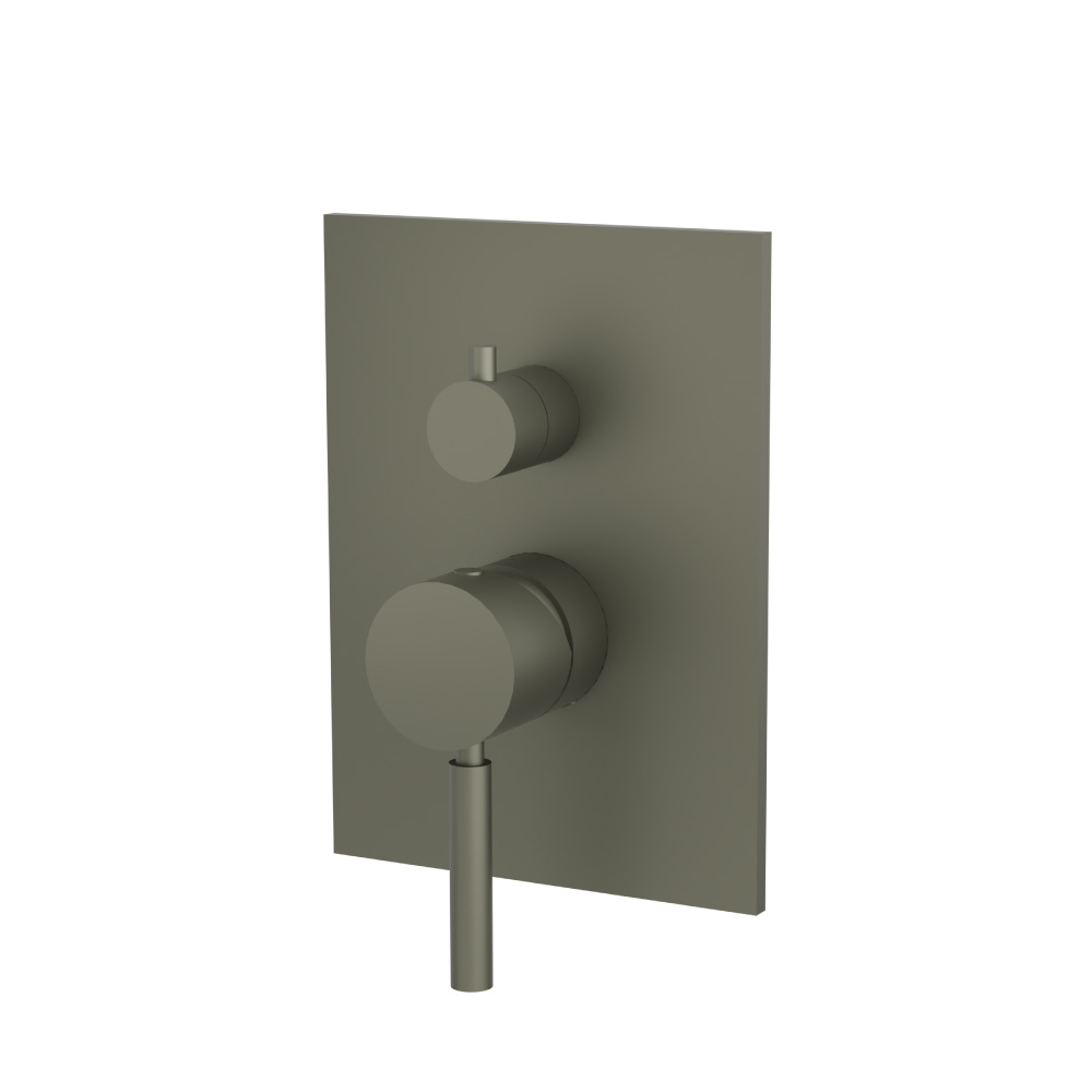 Tub / Shower Trim - 2-Output | Gun Metal Grey