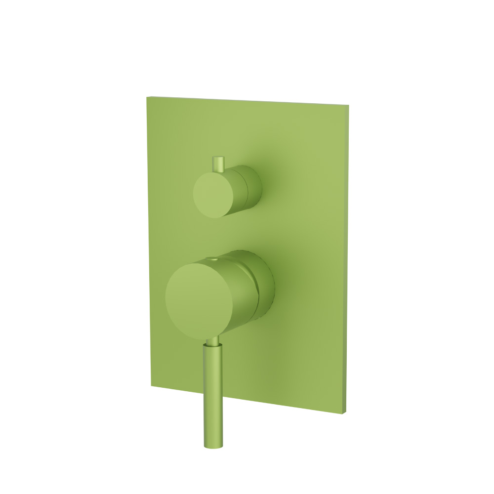 Tub / Shower Trim With Pressure Balance Valve - 3-Output | Flusso Green