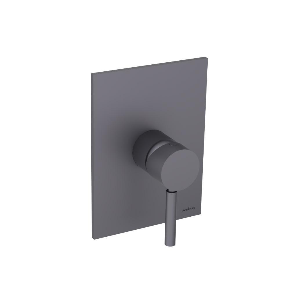 Shower Trim With Pressure Balance Valve | Dark Grey