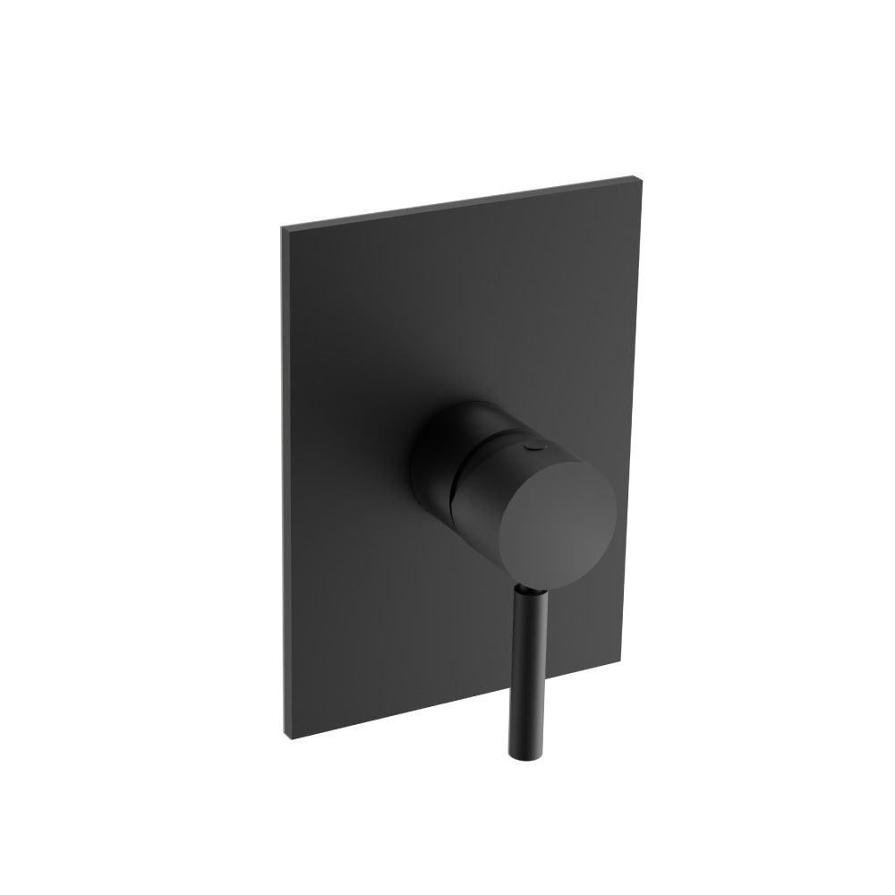 Shower Trim With Pressure Balance Valve | Matte Black