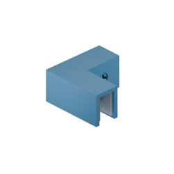 90 Degree Glass to Glass Sleeve Over Clamp