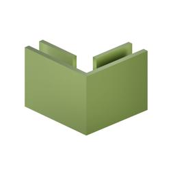 90 Degrees Glass to Glass Fixed Clamp