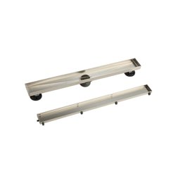 24" Tile Insert Linear Drain with 2" Outlet