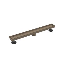 24" Tile Insert Linear Drain with 2" Outlet