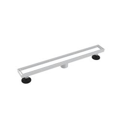 24" Tile Insert Linear Drain with 2" Outlet