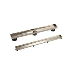 24" Tile Insert Linear Drain with 2" Outlet