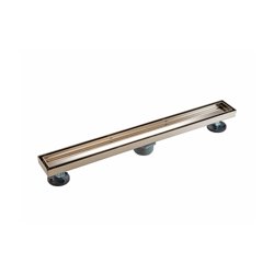 24" Tile Insert Linear Drain with 2" Outlet