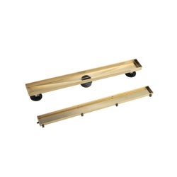 24" Tile Insert Linear Drain with 2" Outlet