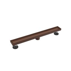 24" Tile Insert Linear Drain with 2" Outlet