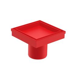 4" Tile Insert Floor Drain with 2" Outlet