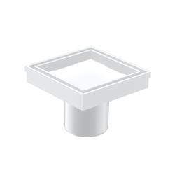 4" Tile Insert Floor Drain with 2" Outlet