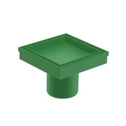 4" Tile Insert Floor Drain with 2" Outlet