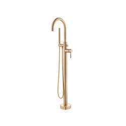 Freestanding Floor Mount Bathtub / Tub Filler With Hand Shower