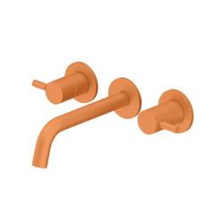 Two Handle Wall Mounted Bathroom Faucet