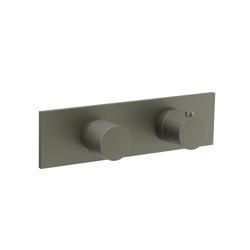 3/4" Horizontal Thermostatic Shower Valve & Trim - 2 Output