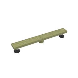 24" Decorative Linear Drain with 2" Outlet