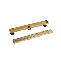 24" Decorative Linear Drain with 2" Outlet