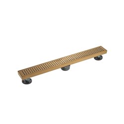 24" Decorative Linear Drain with 2" Outlet