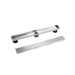 24" Decorative Linear Drain with 2" Outlet