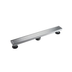 24" Decorative Linear Drain with 2" Outlet