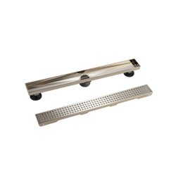 24" Decorative Linear Drain with 2" Outlet