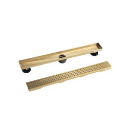 24" Decorative Linear Drain with 2" Outlet