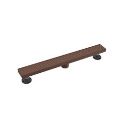 24" Decorative Linear Drain with 2" Outlet