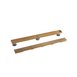 32" Decorative Linear Drain with 2" Outlet