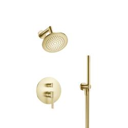 Two Output Shower Set With Shower Head And Hand Held