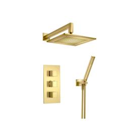 Two Output Shower Set With Shower Head And Hand Held
