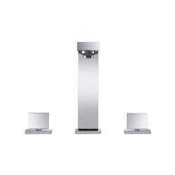 Three Hole 8" Widespread Two Handle Bathroom Faucet
