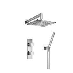 Two Output Shower Set With Shower Head And Hand Held