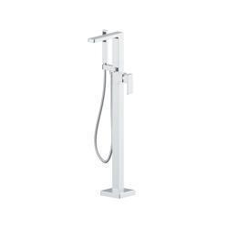 Freestanding Floor Mount Bathtub / Tub Filler With Hand Shower