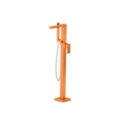 Freestanding Floor Mount Bathtub / Tub Filler With Hand Shower