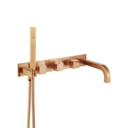 Wall Mount Tub Filler With Hand Shower