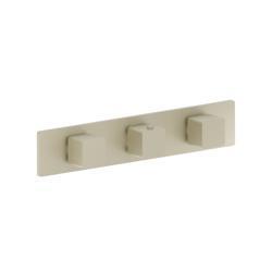 3/4" Horizontal Thermostatic Valve with 2 Volume Controls &  Trim