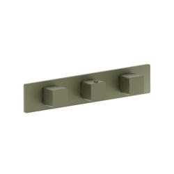 Trim For Horizontal Thermostatic Valve with 2 Volume Controls