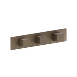 Trim For Horizontal Thermostatic Valve with 2 Volume Controls