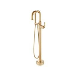 Freestanding Floor Mount Bathtub / Tub Filler With Hand Shower
