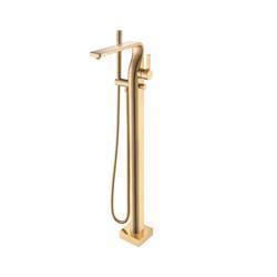 Freestanding Floor Mount Bathtub / Tub Filler With Hand Shower