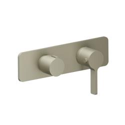 3/4" Horizontal Thermostatic Shower Valve & Trim - 3 Output