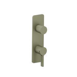 3/4" Horizontal Thermostatic Shower Valve & Trim - 1- Output