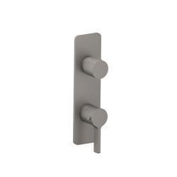 3/4" Horizontal Thermostatic Shower Valve & Trim - 1- Output