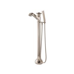 Freestanding Floor Mount Bathtub / Tub Filler With Hand Shower
