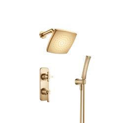 Two Output Shower Set With Shower Head And Hand Held