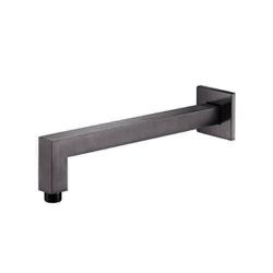 Wall Mount Square Shower Arm - 12" (300mm) - With Flange