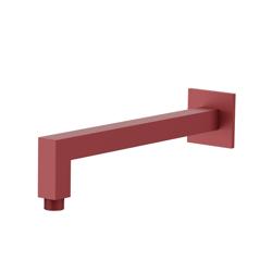 Wall Mount Square Shower Arm - 12" (300mm) - With Flange
