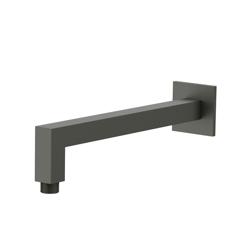 Wall Mount Square Shower Arm - 12" (300mm) - With Flange
