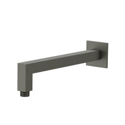 Wall Mount Square Shower Arm - 12" (300mm) - With Flange
